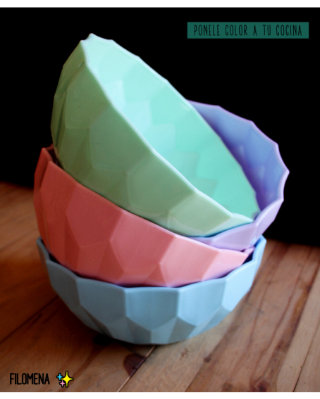 Bowl-Compotera facetado
